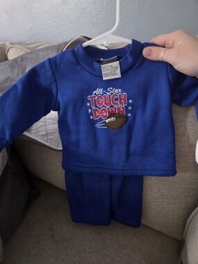 Tuff Guys Royal Blue Baby Football Sweatshirt